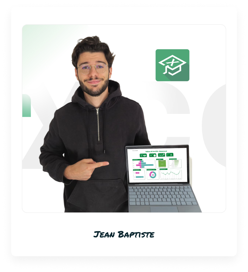 Jean-Baptiste Caverne, formateur Excel